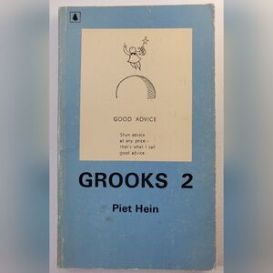Grooks 2 by Piet Hein Book - VINTAGE 1968